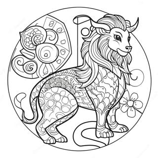 چینایي زودیاک رنګولوک پاڼه د رنګولو پاڼې