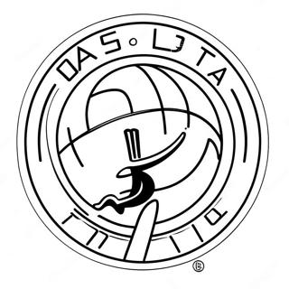 د Nba ټیم لوګو رنګ کولو پاڼه د رنګولو پاڼې