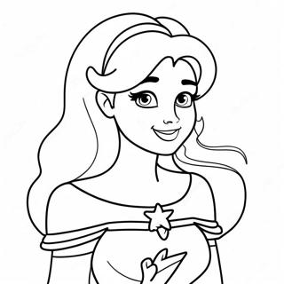 جادويي ډیزني شهزادګۍ ژر ښه شه رنګولو پاڼه د رنګولو پاڼې