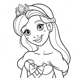 جادويي ډیزني شهزادګۍ ژر ښه شه رنګولو پاڼه د رنګولو پاڼې