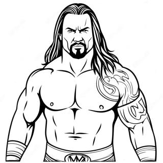 Wwe رنګین پاڼه د رنګولو پاڼې