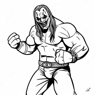 بدشکل Wwe د فین رنګولو پاڼه د رنګولو پاڼې