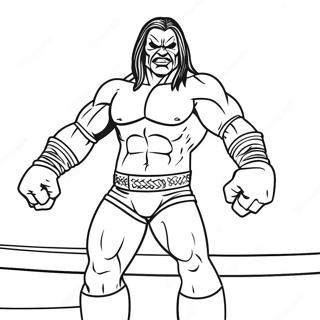 د عمل کې Wwe د فین رنګولو پاڼه د رنګولو پاڼې