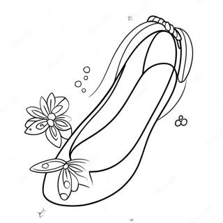 باله بالرینه د چمکنی باله جوتو سره رنګولو پاڼه د رنګولو پاڼې
