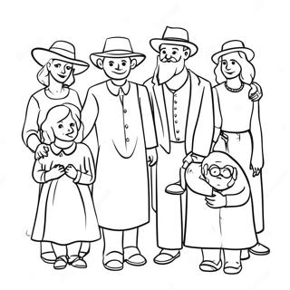 د رنګ کولو پاڼه چې د یوم کیپور کورنۍ غونډه د رنګولو پاڼې