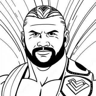 د لویانو لپاره د Wwe سوپر سټارونو رنګین انځور پاڼه د رنګولو پاڼې