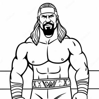 د لویانو لپاره د Wwe سوپر سټارونو رنګین انځور پاڼه د رنګولو پاڼې