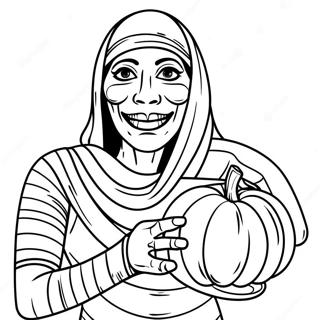 د کدو سره مومۍ رنګولو پاڼه د رنګولو پاڼې