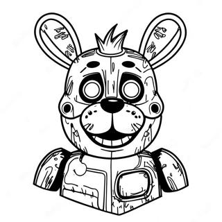 اسپرینګ ټرپ Fnaf کرکټر رنګولو پاڼه د رنګولو پاڼې