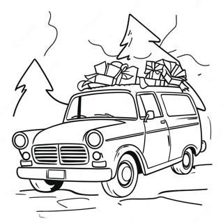 Christmas Vacation رنګولو پاڼه د رنګولو پاڼې