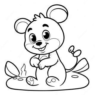 ډیزني ماشوم رنګولوونکې پاڼه د رنګولو پاڼې