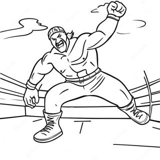 په جوش کښې Wwe غېږه نیونکی د مخالف پر ټوپ رنګولو پاڼه د رنګولو پاڼې