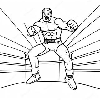 په جوش کښې Wwe غېږه نیونکی د مخالف پر ټوپ رنګولو پاڼه د رنګولو پاڼې