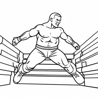 په جوش کښې Wwe غېږه نیونکی د مخالف پر ټوپ رنګولو پاڼه د رنګولو پاڼې