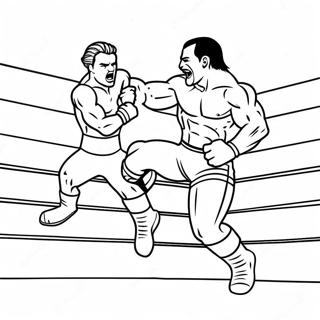 په جوش کښې Wwe غېږه نیونکی د مخالف پر ټوپ رنګولو پاڼه د رنګولو پاڼې