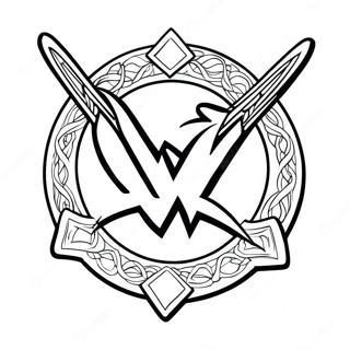 زړور Wwe نښان رنګولو پاڼه د رنګولو پاڼې