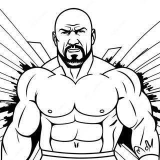 د عمل څخه ډک Triple H په رنګ کښې رنګولو پاڼه د رنګولو پاڼې