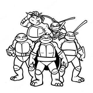 Tmnt 2012 د رنګولو پاڼې