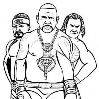 د Wwe ټیم اتلان رنګولوک پاڼه د رنګولو پاڼې