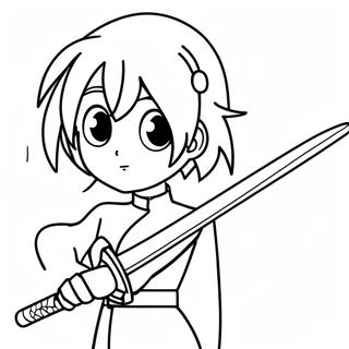 Sword Art Online رنګولو پاڼه د رنګولو پاڼې
