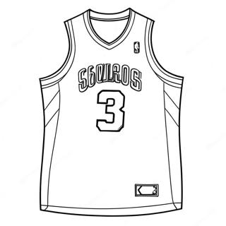 د Nba جرسۍ رنګولوک پاڼه د رنګولو پاڼې