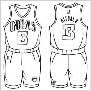 د رنګین Nba جرسۍ رنګولوک پاڼه د رنګولو پاڼې
