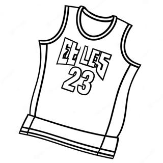 د زوړ سټایل Nba جرسۍ رنګولوک پاڼه د رنګولو پاڼې