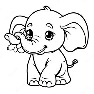 خوږې ژوي ښکلی ماشوم هاټي رنګولوک پاڼه د رنګولو پاڼې