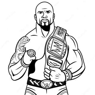 د Wwe سوپر سټارانو رنګولو پاڼه د رنګولو پاڼې