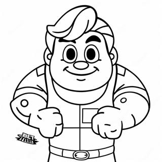 Wreck It Ralph رنګولو پاڼه د رنګولو پاڼې