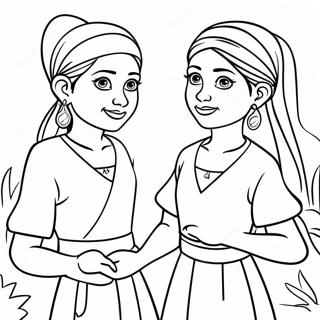 د رایا او سیسو ملګرتیا رنګولو پاڼه د رنګولو پاڼې
