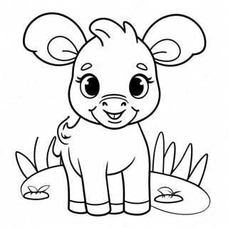 ښکلی زړه سوانی موش رنګولوک پاڼه د رنګولو پاڼې
