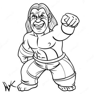 د مشرانو لپاره آسانه Wwe رنګولو پاڼه د رنګولو پاڼې