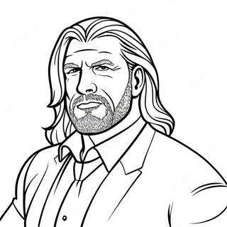 آرامي Triple H رنګولو پاڼه د رنګولو پاڼې