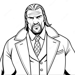 آرامي Triple H رنګولو پاڼه د رنګولو پاڼې