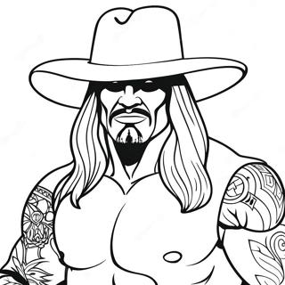 سکون Undertaker Wwe رنګولو پاڼه د رنګولو پاڼې