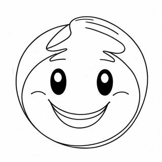 ښکلی خوشحاله مخ رنګولو پاڼه د رنګولو پاڼې