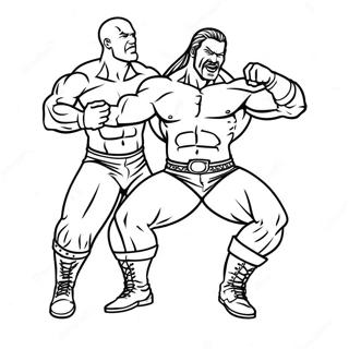 د Wwe د متحرک عمل صحنې رنګ کولو پاڼه د رنګولو پاڼې