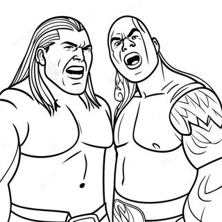 د Wwe د اتلولۍ د سیالۍ رنګ کولو پاڼه د رنګولو پاڼې
