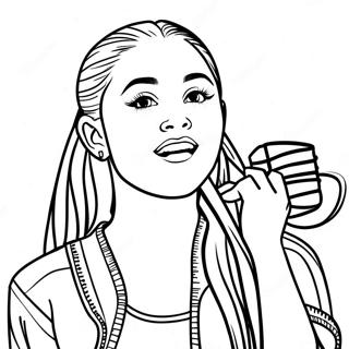 اریانا ګرانډ رنګونې پاڼې