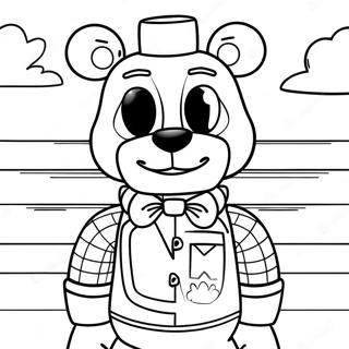د Fnaf امنیتي خنډ رنګولوک پاڼه د رنګولو پاڼې