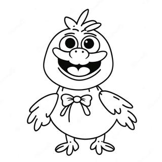 د Fnaf امنیتي خنډ ویرونکي چیکا رنګولوک پاڼه د رنګولو پاڼې