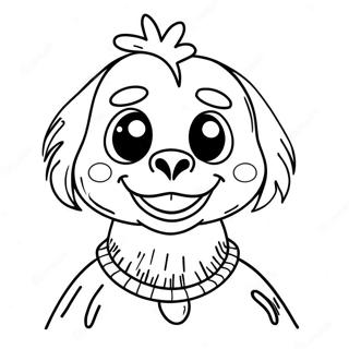د Fnaf امنیتي خنډ ویرونکي چیکا رنګولوک پاڼه د رنګولو پاڼې