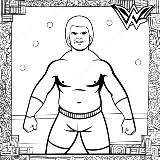 نقطې وصل کړئ - Wwe رنګولوک پاڼه د رنګولو پاڼې