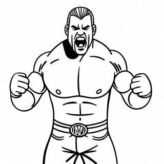 د Wwe سوپر سټار عمل پوز د رنګولو پاڼه د رنګولو پاڼې