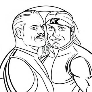 حرکتي د Wwe ټيم جوړه د رنګولو پاڼه د رنګولو پاڼې