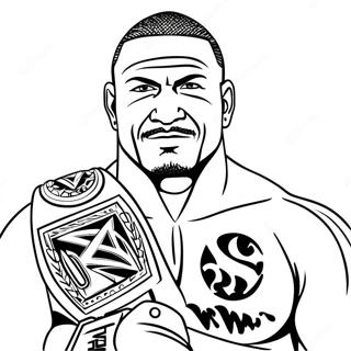 د کلمو سره Wwe اتل رنګولو پاڼه د رنګولو پاڼې