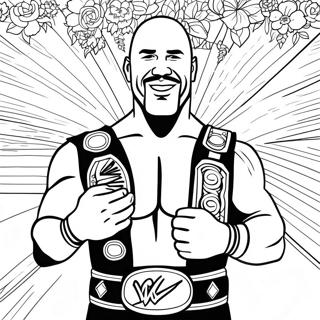 د کلمو سره Wwe اتل رنګولو پاڼه د رنګولو پاڼې