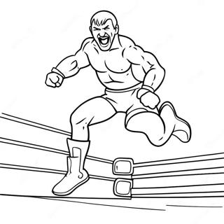 د مخالف باندې ټوپ وهونکي جوشیله Wwe غېږېونکی رنګولو پاڼه د رنګولو پاڼې