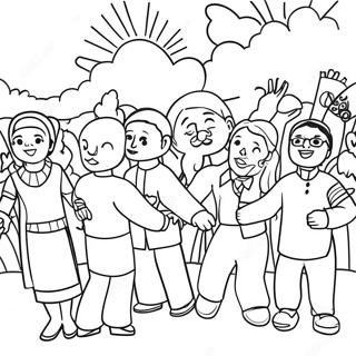 د کلتوري تنوع جشن رنگین پاڼه د رنګولو پاڼې